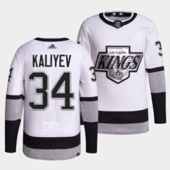 Los Angeles Kings Arthur Kaliyev Alternate White Jersey