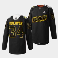 Los Angeles Kings Arthur Kaliyev Star Wars Night Black Jersey
