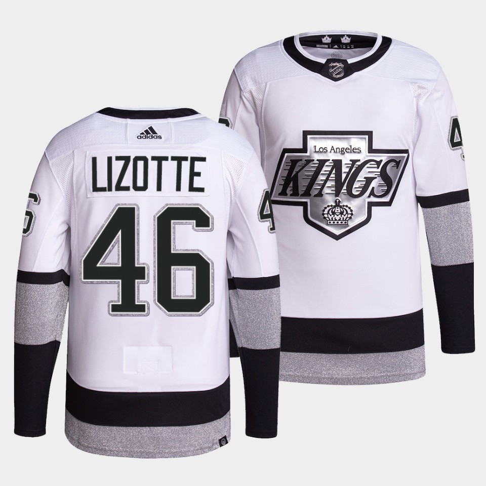 Los Angeles Kings Blake Lizotte Alternate White Jersey Los Angeles Kings Blake Lizotte Alternate White Jersey