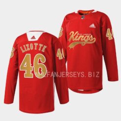 Los Angeles Kings Blake Lizotte Cherry LA Red Jersey