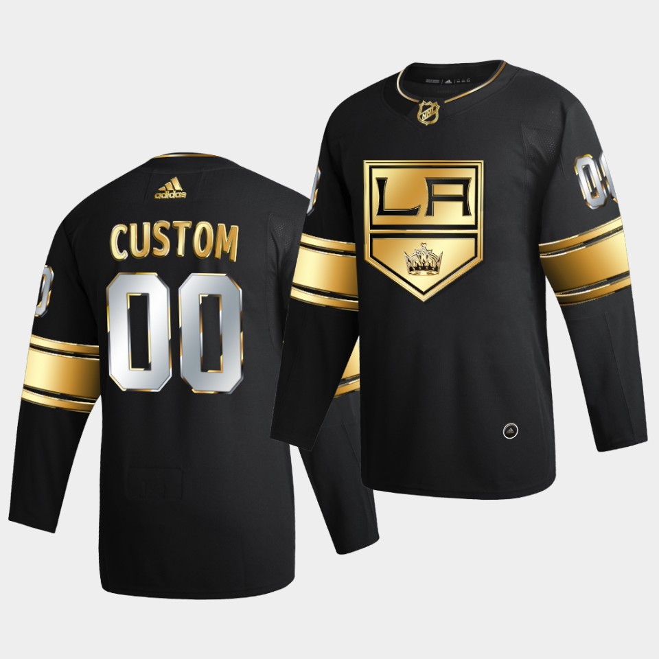 Los Angeles Kings Custom Golden Edition Limited Black Jersey Los Angeles Kings Custom Golden Edition Limited Black Jersey
