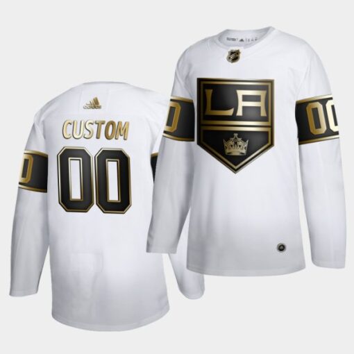 Los Angeles Kings Custom Golden Edition Limited White Jersey