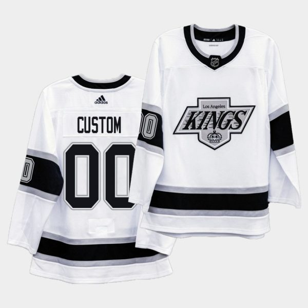 Los Angeles Kings Custom Heritage 90s White Jersey Los Angeles Kings Custom Heritage 90s White Jersey