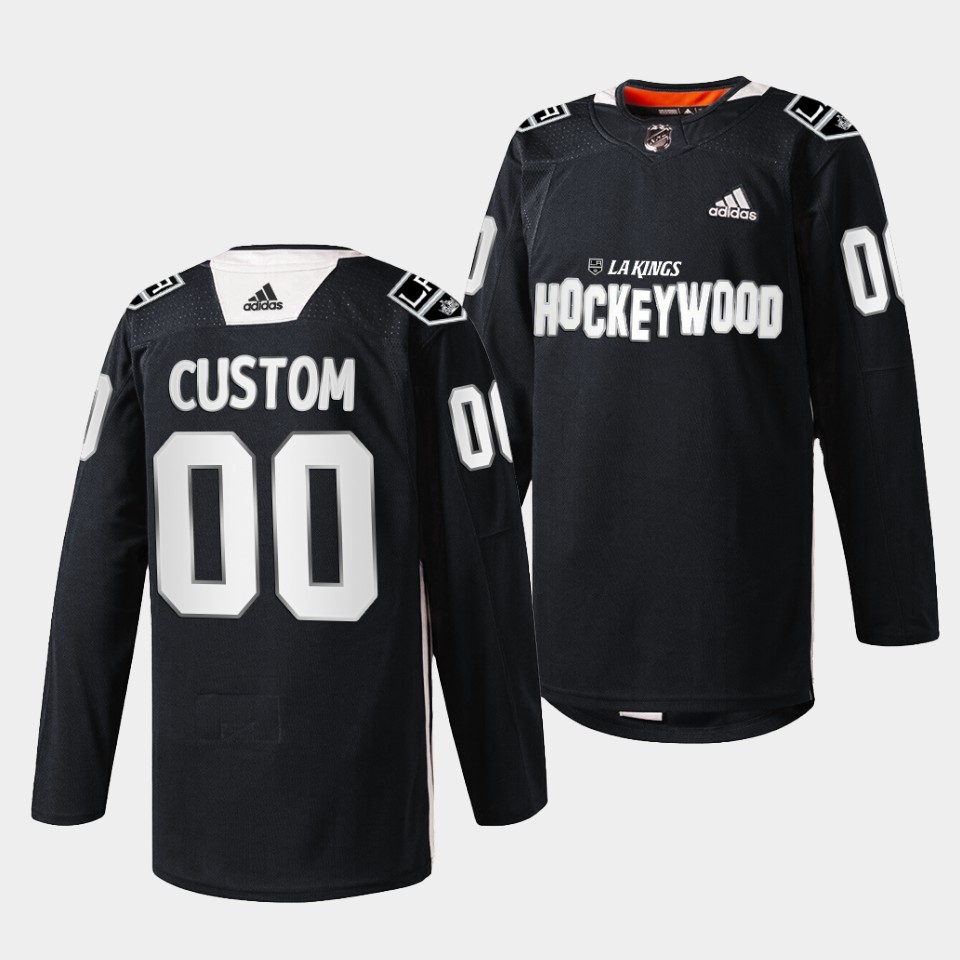 Los Angeles Kings Custom Hockey Wood Black Jersey Los Angeles Kings Custom Hockey Wood Black Jersey