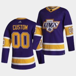 Los Angeles Kings Custom Reverse Retro Purple Jersey
