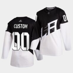 Los Angeles Kings Custom Stadium Series White Black Jersey