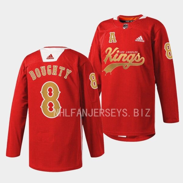 Los Angeles Kings Drew Doughty Cherry LA Red Jersey Los Angeles Kings Drew Doughty Cherry LA Red Jersey