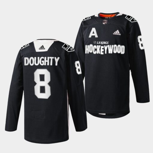 Los Angeles Kings Drew Doughty Hockey Wood Black Jersey