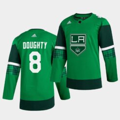 Los Angeles Kings Drew Doughty St. Patrick’s Day Green Player Jersey