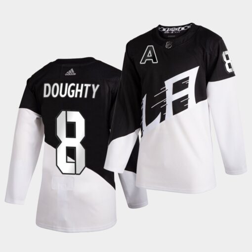 Los Angeles Kings Drew Doughty Stadium Series White Black Jersey