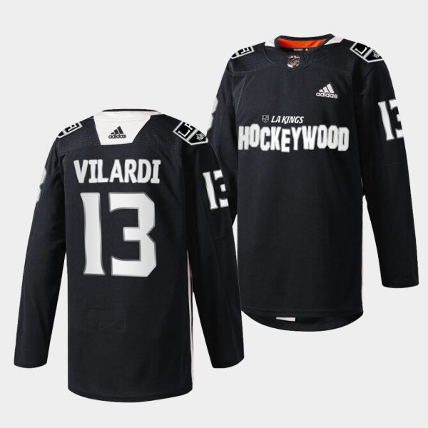 Los Angeles Kings Gabriel Vilardi Hockey Wood Black Jersey Los Angeles Kings Gabriel Vilardi Hockey Wood Black Jersey