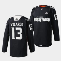 Los Angeles Kings Gabriel Vilardi Hockey Wood Black Jersey