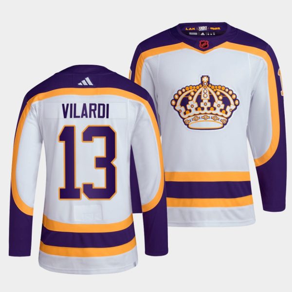 Los Angeles Kings Gabriel Vilardi Reverse White Jersey Los Angeles Kings Gabriel Vilardi Reverse White Jersey