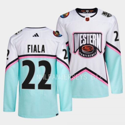 Los Angeles Kings Kevin Fiala 2023 NHL All-Star Western Conference White Jersey
