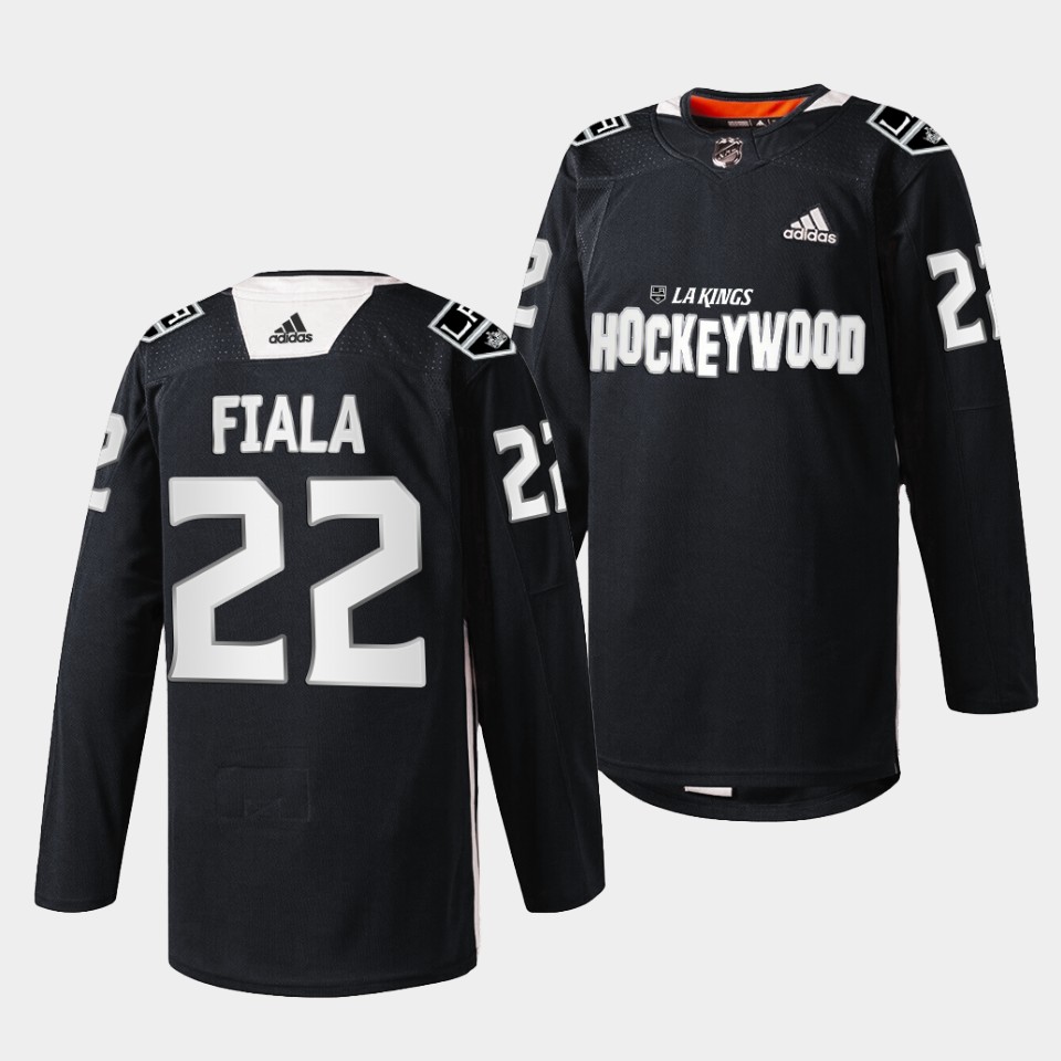 Los Angeles Kings Kevin Fiala Hockey Wood Black Jersey Los Angeles Kings Kevin Fiala Hockey Wood Black Jersey
