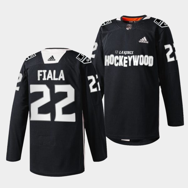 Los Angeles Kings Kevin Fiala Hockey Wood Black Jersey Los Angeles Kings Kevin Fiala Hockey Wood Black Jersey