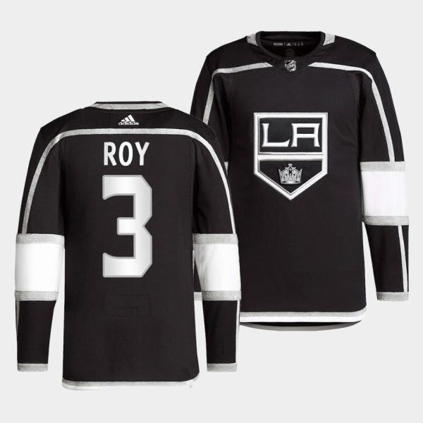 Los Angeles Kings Matt Roy Home Black Jersey Los Angeles Kings Matt Roy Home Black Jersey