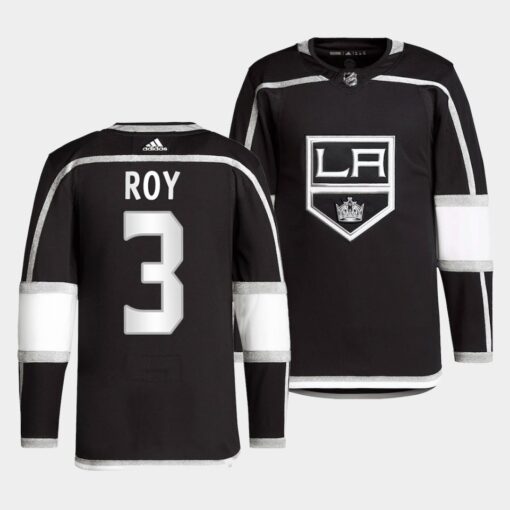 Los Angeles Kings Matt Roy Home Black Jersey