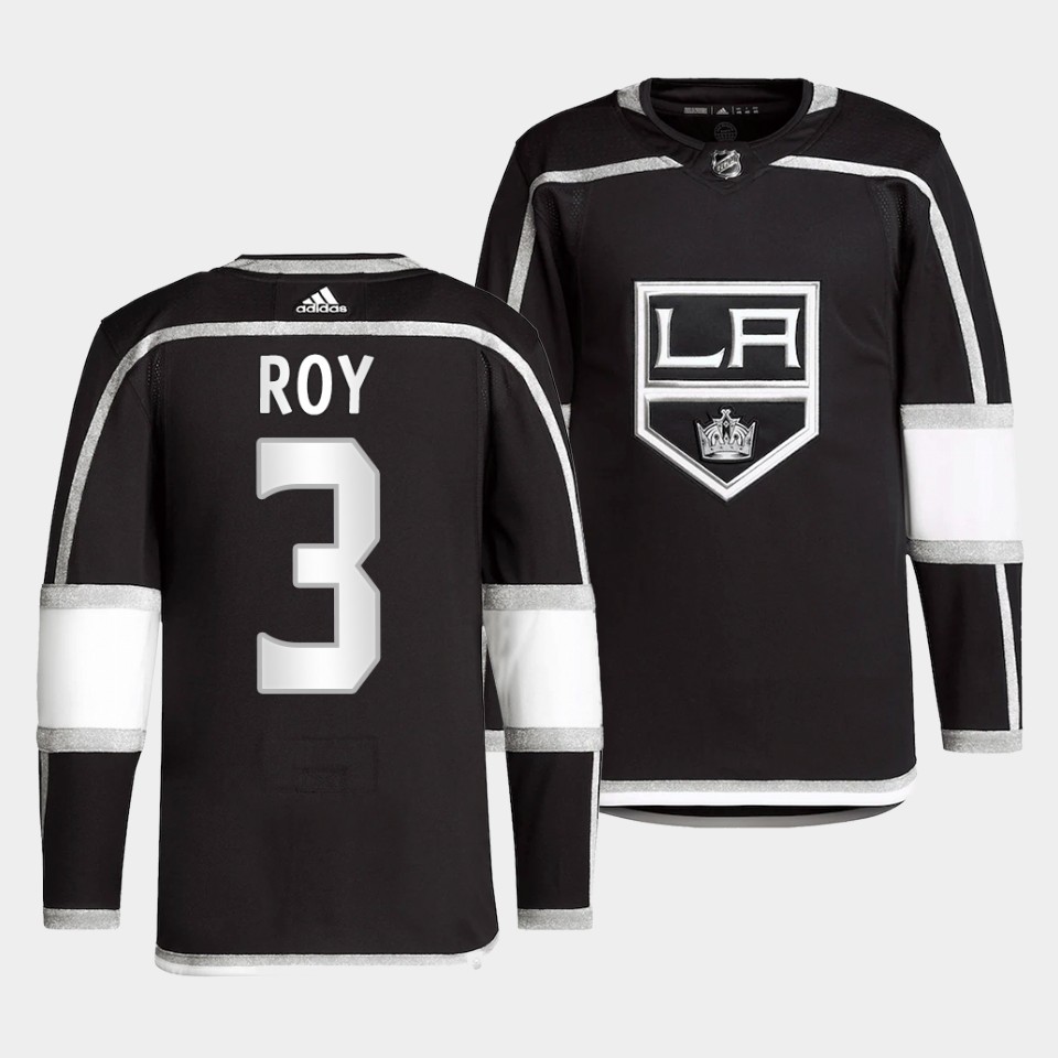 Los Angeles Kings Matt Roy Home Black Jersey Los Angeles Kings Matt Roy Home Black Jersey
