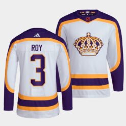 Los Angeles Kings Matt Roy Reverse White Jersey