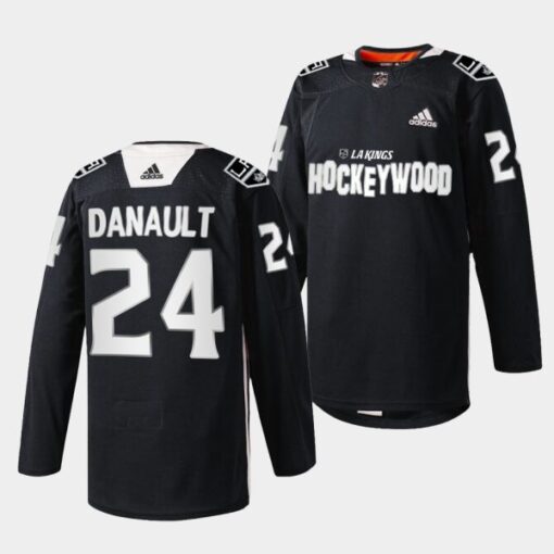 Los Angeles Kings Phillip Danault Hockey Wood Black Jersey