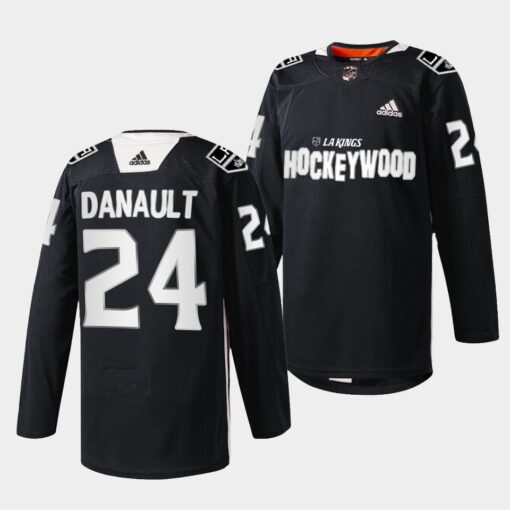 Los Angeles Kings Phillip Danault Hockey Wood Black Jersey
