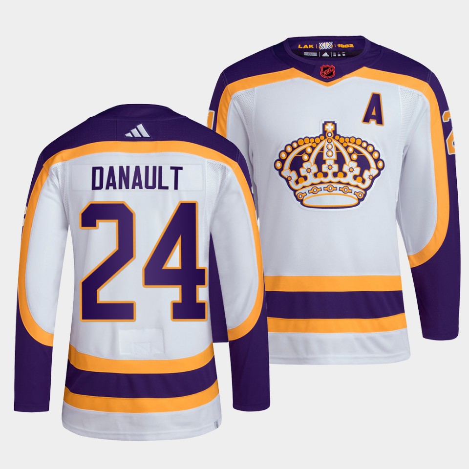 Los Angeles Kings Phillip Danault Reverse White Jersey Los Angeles Kings Phillip Danault Reverse White Jersey