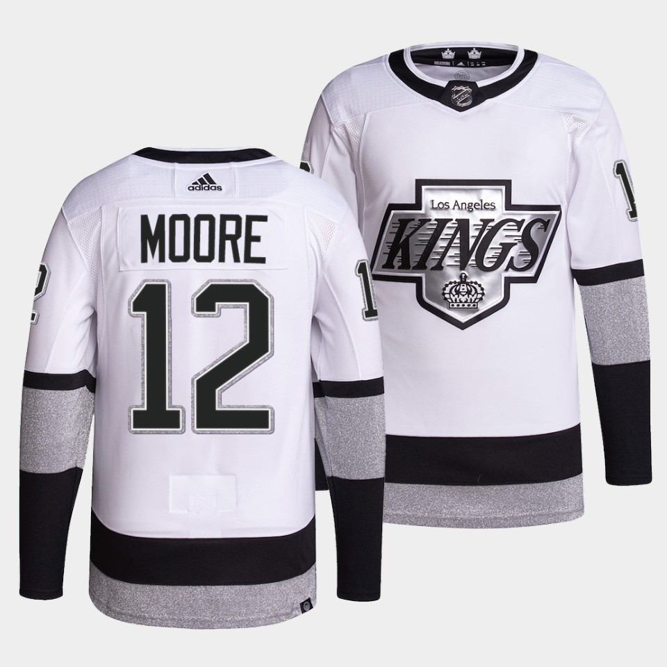 Los Angeles Kings Trevor Moore Alternate White Jersey Los Angeles Kings Trevor Moore Alternate White Jersey
