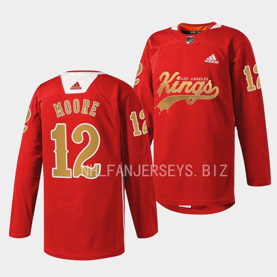 Los Angeles Kings Trevor Moore Cherry LA Red Jersey Los Angeles Kings Trevor Moore Cherry LA Red Jersey