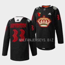 Los Angeles Kings Viktor Arvidsson 2023 Black History Month Black Jersey