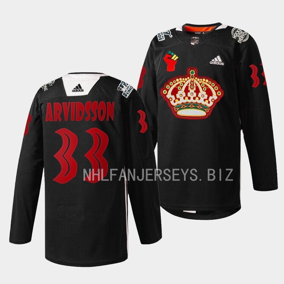Los Angeles Kings Viktor Arvidsson 2023 Black History Month Black Jersey Los Angeles Kings Viktor Arvidsson 2023 Black History Month Black Jersey