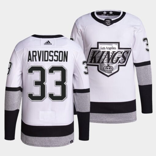 Los Angeles Kings Viktor Arvidsson Alternate White Jersey