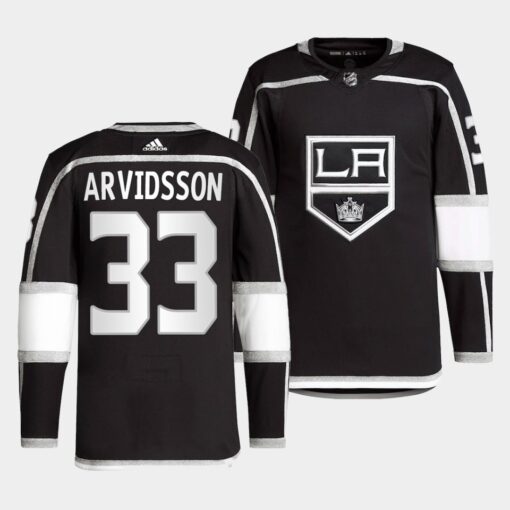Los Angeles Kings Viktor Arvidsson Home Black Jersey