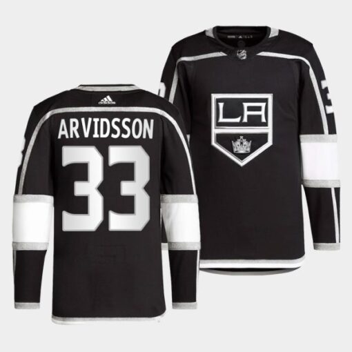 Los Angeles Kings Viktor Arvidsson Home Black Jersey