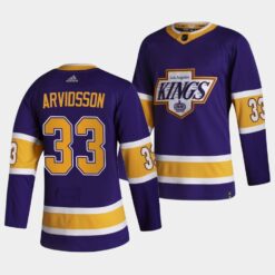 Los Angeles Kings Viktor Arvidsson Reverse Special Edition Purple Jersey
