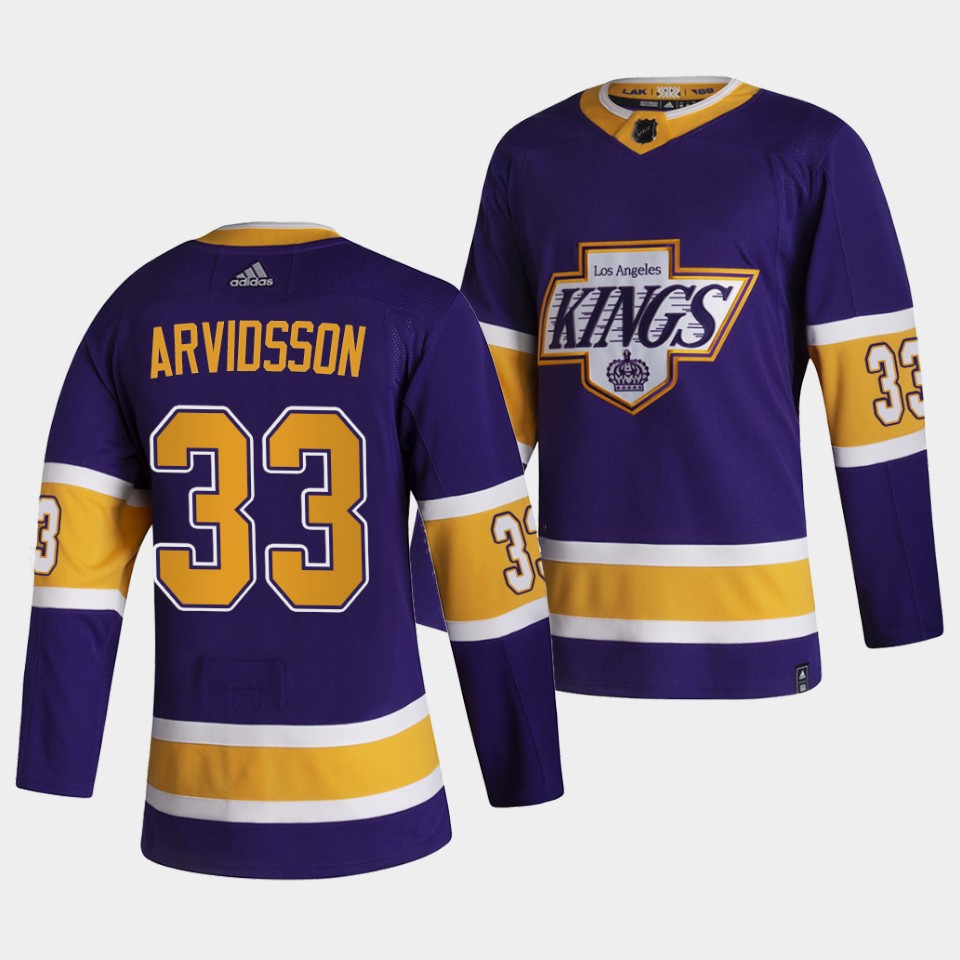 Los Angeles Kings Viktor Arvidsson Reverse Special Edition Purple Jersey Los Angeles Kings Viktor Arvidsson Reverse Special Edition Purple Jersey