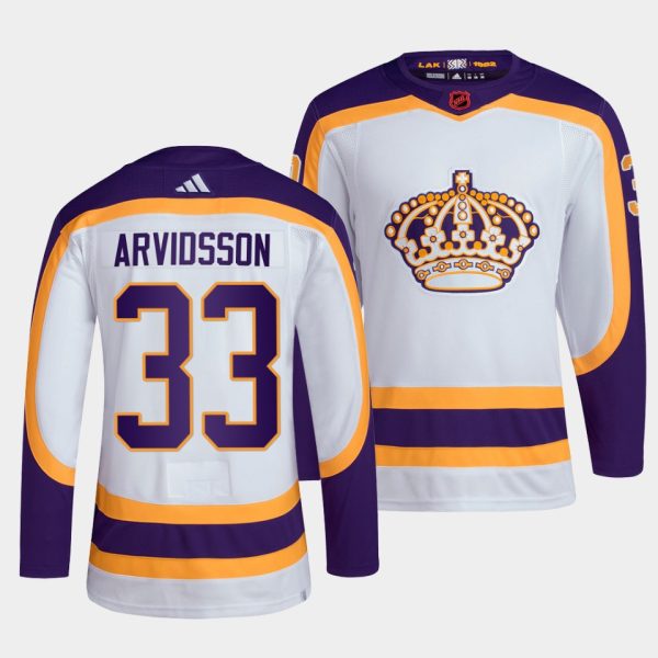 Los Angeles Kings Viktor Arvidsson Reverse White Jersey Los Angeles Kings Viktor Arvidsson Reverse White Jersey