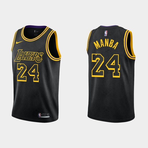 Los Angeles Lakers 24 Kobe Bryant Black City Edition Jersey Los Angeles Lakers 24 Kobe Bryant Black City Edition Jersey