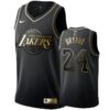 Los Angeles Lakers 24 Kobe Bryant Black Shirt Throwback Jersey