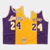 Los Angeles Lakers 24 Kobe Bryant Mamba Hall of Fame Gold Throwback Jersey