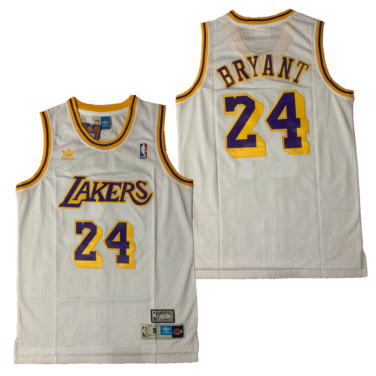 Los Angeles Lakers 24 Kobe Bryant White Gold Throwback Jersey Los Angeles Lakers 24 Kobe Bryant White Gold Throwback Jersey
