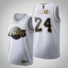 Los Angeles Lakers 24 Kobe Bryant Mamba Hall of Fame Gold Throwback Jersey