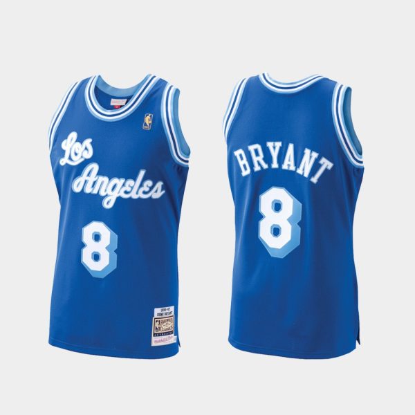 Los Angeles Lakers 8 Kobe Bryant Blue 1996-97 Throwback Jersey Los Angeles Lakers 8 Kobe Bryant Blue 1996-97 Throwback Jersey