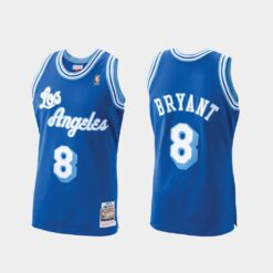 Los Angeles Lakers 8 Kobe Bryant Blue 1996-97 Throwback Jersey