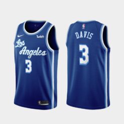 Los Angeles Lakers Anthony Davis 2020 Blue Classic Jersey