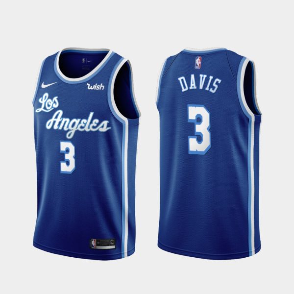 Los Angeles Lakers Anthony Davis 2020 Blue Classic Jersey Los Angeles Lakers Anthony Davis 2020 Blue Classic Jersey