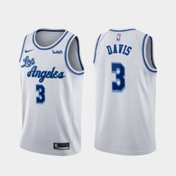 Los Angeles Lakers Anthony Davis 2020 White Classic Jersey