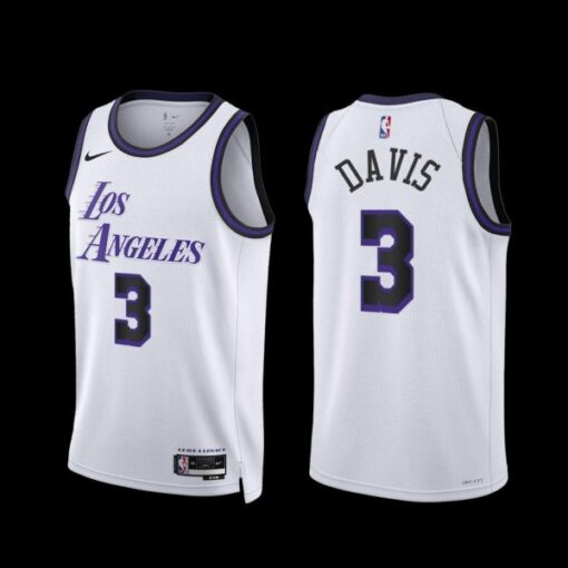 Los Angeles Lakers Anthony Davis 2022-23 City Edition Jersey White