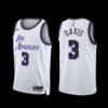 Los Angeles Lakers Anthony Davis 2021 White Silver City Edition Jersey