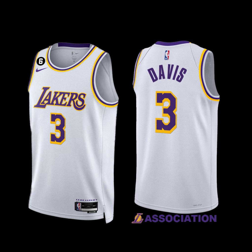 Los Angeles Lakers Anthony Davis 2022-23 White Association Edition Jersey Los Angeles Lakers Anthony Davis 2022-23 White Association Edition Jersey